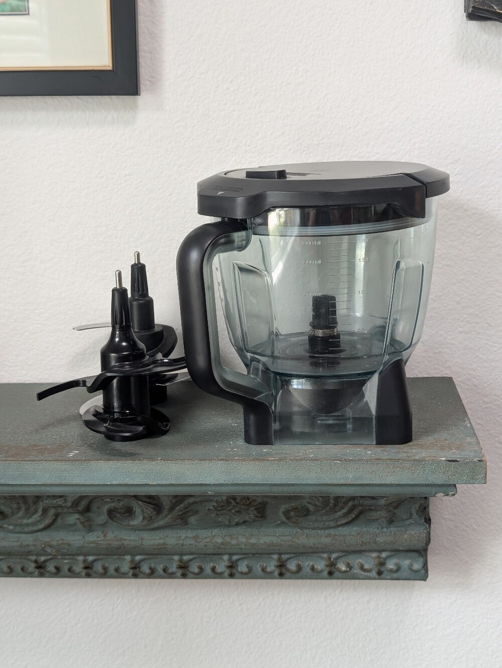 Ninja Blender Processor Bowl 56oz w/ Lid, Chopping Blade & Dough Paddle Blade